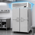 Thumbnail image #3 for Turbo Air PRO Series 48.06 Cu. Ft. Two-Section Reach-In Freezer, Top-Mount Self-Contained, Solid Half Doors