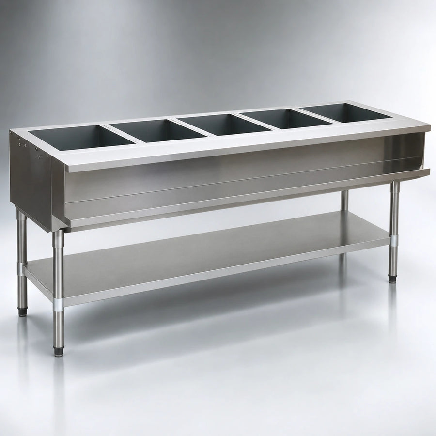 Five Pan Open Well Design
