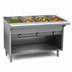 Thumbnail image #3 for Spec-Master Natural Gas 4-Well Open Well Hot Food Table with Cutting Board and Enclosed Base, 63-1/2 Inches Wide