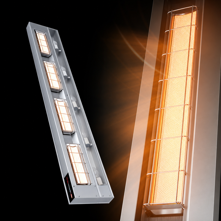 Product image #3 for Hatco Ultra-Glo 30-Inch Lighted High-Watt Ceramic Infrared Strip Heater