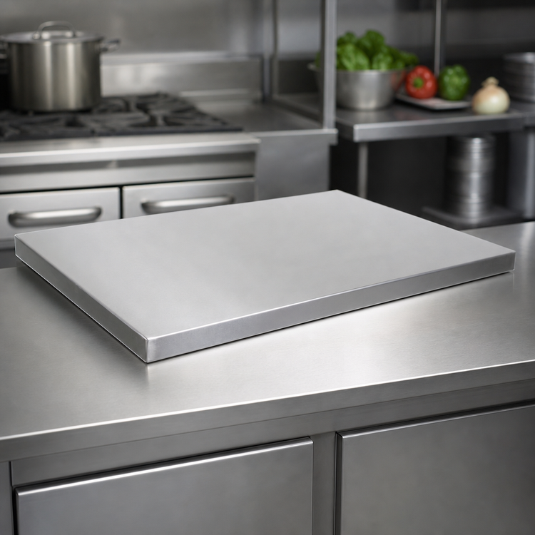 Product image #4 for John Boos Stainless Steel Countertop with No Backsplash, 48 x 25 Inches, 1-1/2 Inch Thick