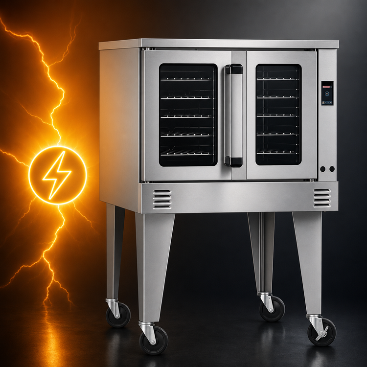 Product image #3 for Southbend Platinum Single Deck Bakery-Depth Electric Convection Oven, 5-Pan Capacity, Touch Controls, Dependent Doors