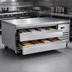 Thumbnail image #3 for Serv-Ware 62-Inch 2-Drawer Refrigerated Chef Base, Stainless Steel, 115V