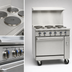 Thumbnail image #3 for Imperial Pro Series 36-Inch Electric Restaurant Range with 6 Round Elements and Open Cabinet Base