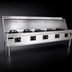 Thumbnail image #3 for York Y-5-SS 5-Chamber Gas Chinese Wok Range with Water-Cooled Top