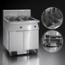 Thumbnail image #3 for Imperial 6-Fryer Electric Floor Fryer with Tilt-Up Elements, Computer Controls, and Built-In Space Saver Filter System