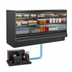 Thumbnail image #3 for Structural Concepts Fusion® Refrigerated Self-Service Display Case, 62-7/8-Inch W x 43-Inch D x 55-5/8-Inch H, Remote DX, 3 Shelves