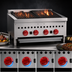 Thumbnail image #3 for Wolf SCB25 25-1/4-Inch Countertop 4-Burner Gas Charbroiler with Manual Controls