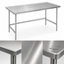 Thumbnail image #3 for Advance Tabco TVSS-4812 Stainless Steel Open Base Work Table, 144