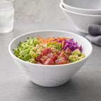 Thumbnail image #4 for American Metalcraft Mix & Matte MCB24MA 24 oz. Round Melamine Bowl, Matte Marble Finish Case of 24