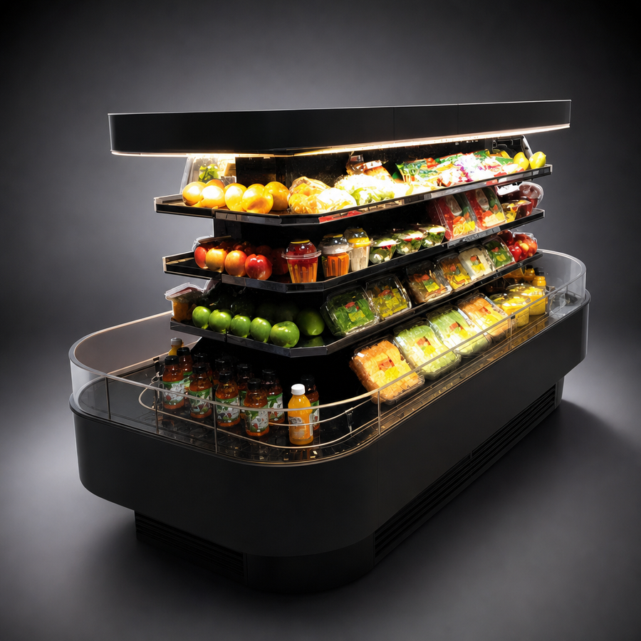 Island Open Merchandiser Design