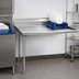 Thumbnail image #3 for Eagle Group Straight Clean Dishtable, Left-to-Right Operation, 36 x 30 x 43-1/2 Inches, 16/430 Stainless Steel Top, 8-Inch Backsplash