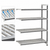 Thumbnail image #3 for Cambro Camshelving Elements XTRA 18 x 30 x 72 Inch 4-Tier Stationary Add-On Vented Shelving Unit