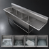 Thumbnail image #3 for John Boos Pro-Bowl 4-Compartment Stainless Steel Sink with 24-Inch Right-Hand Drainboard