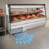 Thumbnail image #3 for Howard-McCray 34N Series 10-Foot Self-Contained Double Duty Red Meat Service Case with LED Lighting