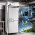 Thumbnail image #3 for Continental Refrigerator Designer Line D1FESNSAHD One-Section Shallow Depth Half-Door Reach-In Freezer