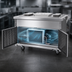 Thumbnail image #3 for Director's Choice DCS5-CFUR 78-Inch 5-Pan Standard Depth Refrigerated Mobile Cold Food Unit