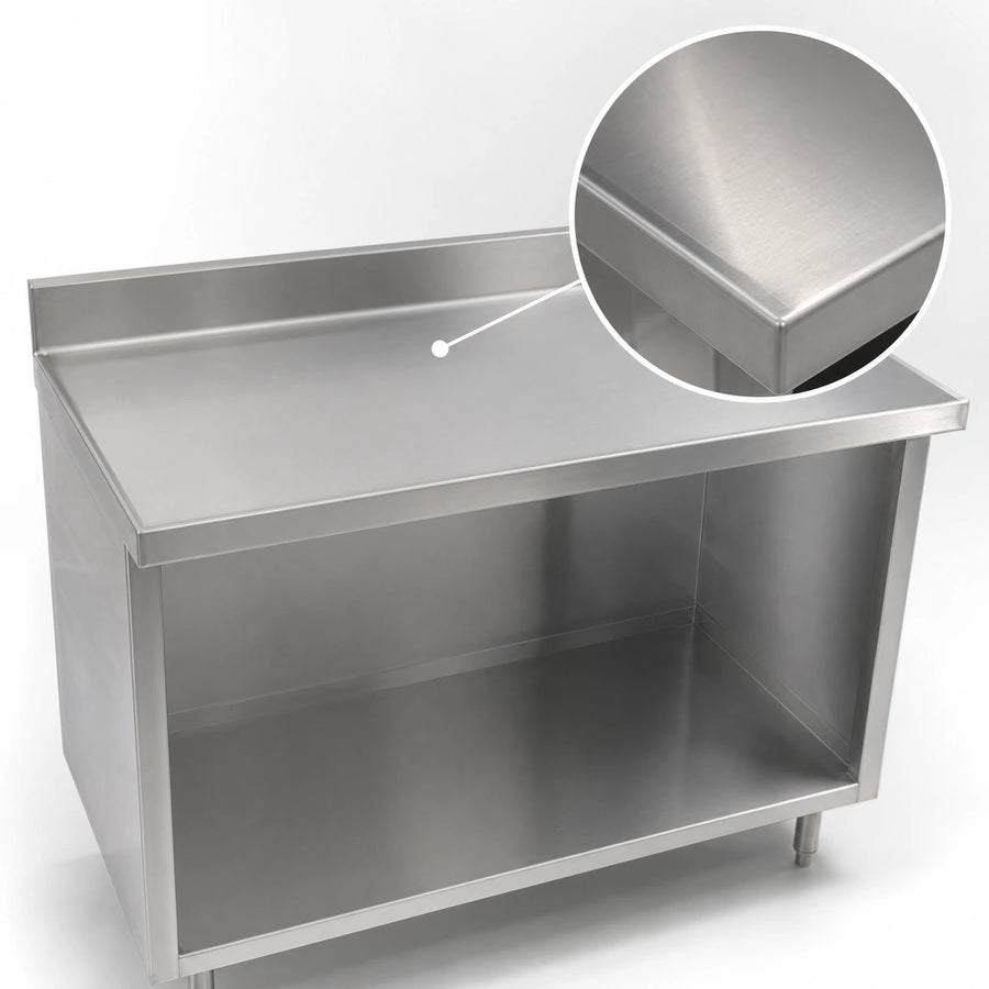 14-Gauge 304 Stainless Steel Top