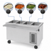 Thumbnail image #3 for Randell 60-Inch Electric Mobile Hot Food Table with 4 Wells and Heated Storage Base