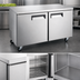 Thumbnail image #3 for Hurakan by Equip.me 36-Inch Two-Section Undercounter Freezer with Solid Doors