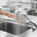 Thumbnail image #3 for ChekPoint Electronic Touchless Faucet, Deck Mount, 4-Inch Centers, Fixed Cast Spout, 2.2 GPM