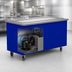 Thumbnail image #3 for Randell Custom & Serving 60-Inch Mobile Modular Open Base Refrigerated Frost Top Serving Station