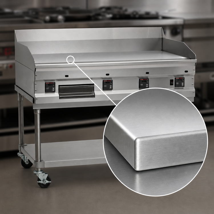 Product image #3 for Imperial Pro Series 48-Inch Countertop Gas Griddle, Smooth Plate, 120,000 BTU
