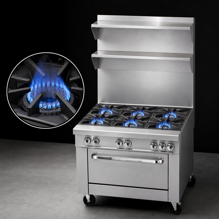 Product image #3 for Southbend Platinum 36-Inch Modular Sectional Range with 6 Open Burners