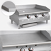 Thumbnail image #3 for RedHots Chef's Line 24-Inch Countertop Natural Gas Griddle with 3/4-Inch Smooth Steel Plate