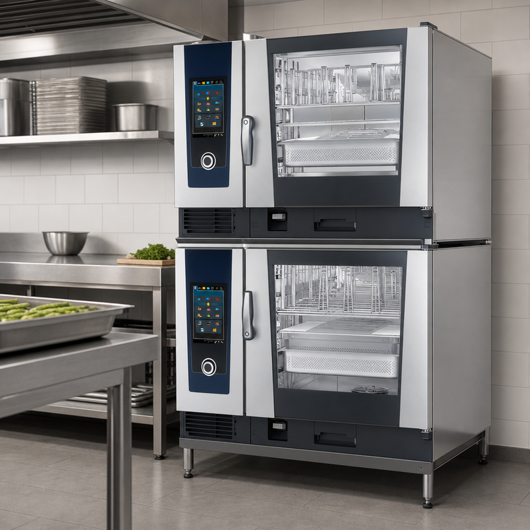 Product image #3 for RATIONAL iCombi Pro Double-Stack 6-Full Size Electric Combi Ovens, 480/440V, 3-Phase