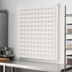 Thumbnail image #3 for Quantum 48-Inch x 8-Inch x 61-Inch Wall-Mounted Louvered Panel Starter Unit with 165 Clear Bins