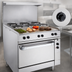 Thumbnail image #4 for Vulcan 36-Inch 240V Electric Restaurant Range with Thermostatic Griddle and Oversized Oven