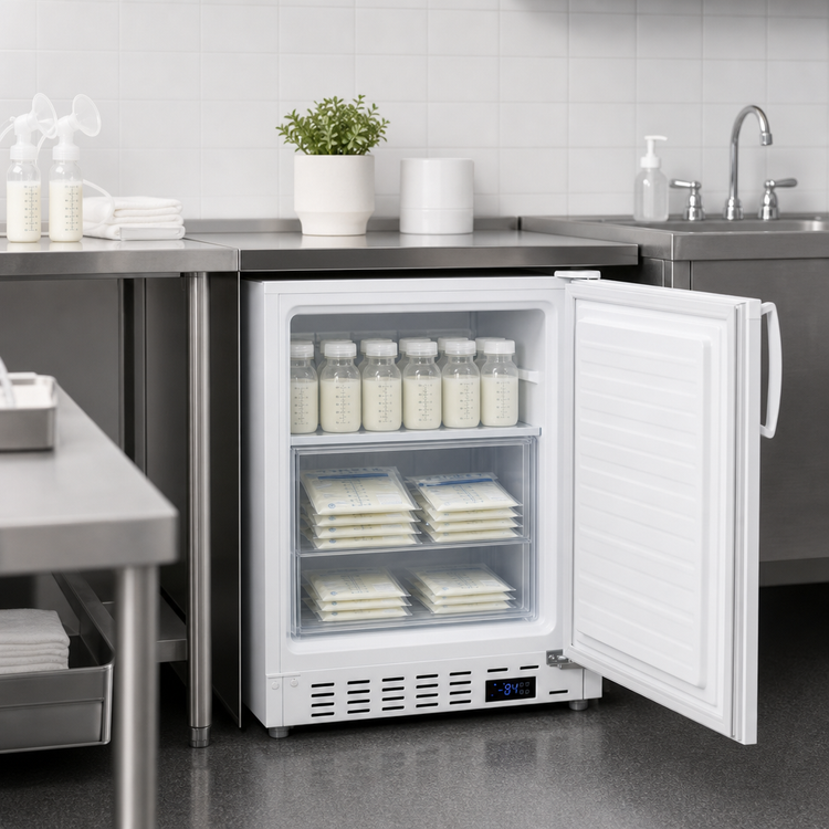 Product image #4 for Summit Commercial MOMCUBE™ Undercounter Breast Milk All-Freezer, 1-Section, 2.68 Cu. Ft.