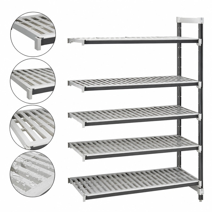 Five Vented Shelf Plates