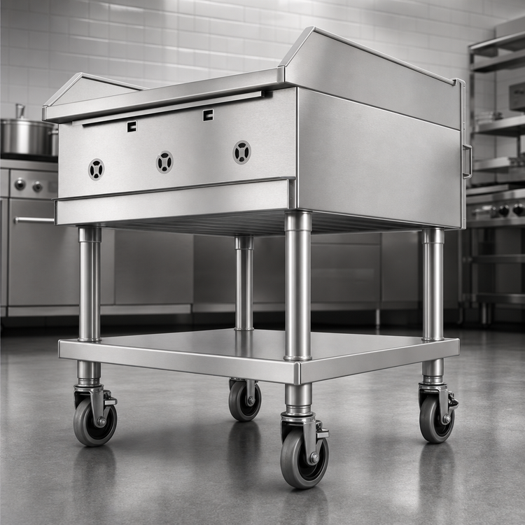 Product image #3 for Southbend HDCS-60 60-Inch Stainless Steel Counterline Equipment Stand with Undershelf