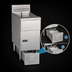 Thumbnail image #3 for Pitco Solstice SE14RS-1FD Single-Tank Prepackaged Electric Fryer System with SoloFilter, 40-50 lb Capacity, 22 kW