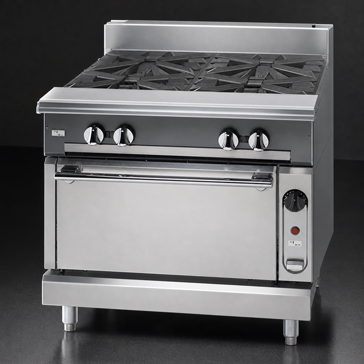 Product image #3 for Vulcan V Series 36-Inch Heavy Duty Gas Charbroiler Range with Convection Oven Base