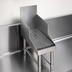 Thumbnail image #3 for Spec-Bar Freestanding Recessed Stainless Steel Workboard with Perforated Insert and Drain, 30 x 24 Inches