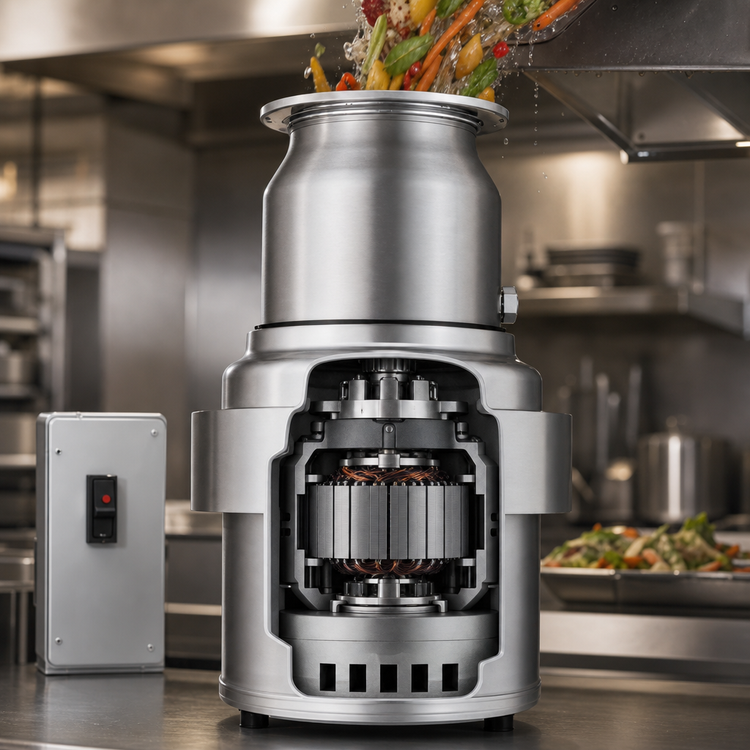 Product image #3 for InSinkErator SS-500 Large Capacity Commercial Food Waste Disposer Package with 15-Inch Bowl, 5 HP Motor and CC-101 Control Center