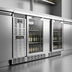 Thumbnail image #3 for Continental Refrigerator BB69NSSGDPT 69-Inch 4-Glass Door Pass-Thru Back Bar Cooler
