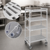 Thumbnail image #4 for Cambro Camshelving Premium 4-Tier Vented Mobile Starter Unit, 24 x 48 x 75-1/4 Inches, Speckled Gray