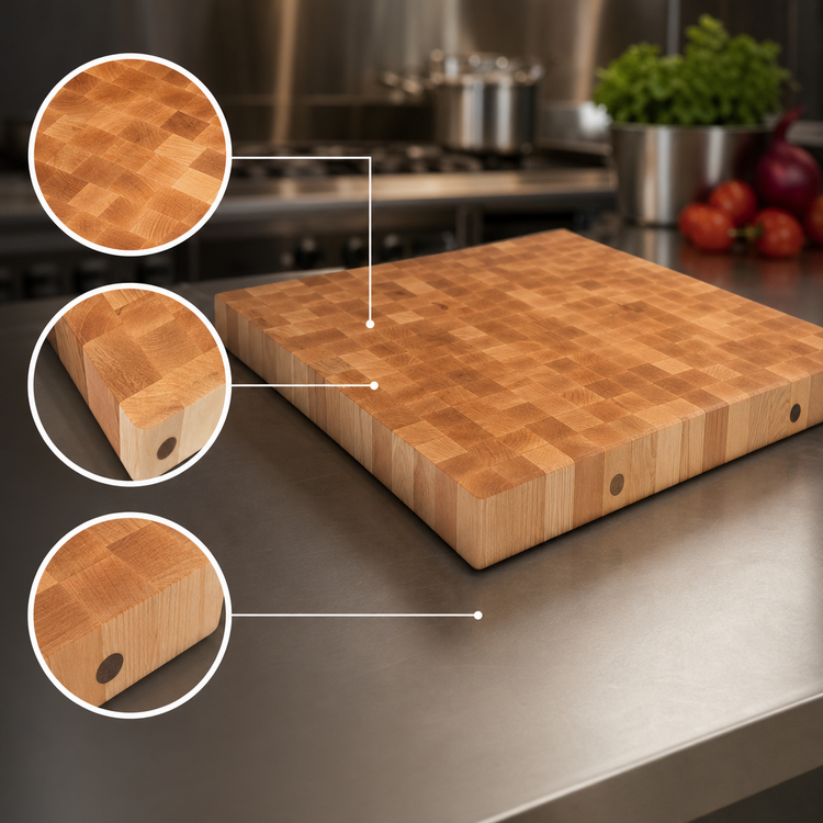 Product image #3 for Boos Block End Grain Northern Hard Rock Maple Island Countertop, 30 x 32 x 7 Inch