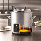Thumbnail image #3 for Vollrath Cayenne® 7217210 11-Quart Countertop Stock Pot Kettle Rethermalizer, Wet Operation, Aluminum, Thermostatic Control