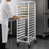 Thumbnail image #3 for Metro Mobile End-Load Single-Section Aluminum Pan Rack, 11 Full-Size Pan Capacity