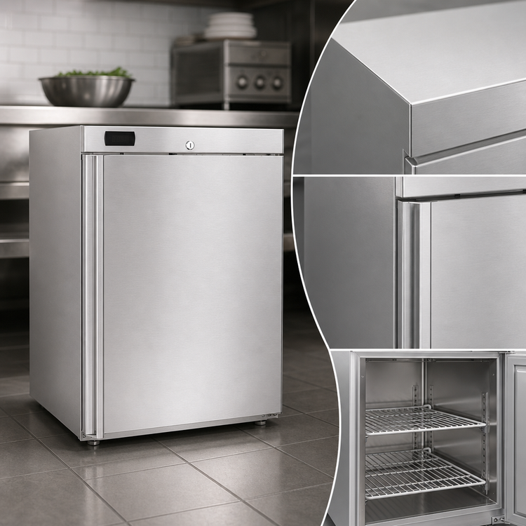 Product image #3 for Hoshizaki HR24C Compact Undercounter Reach-In Refrigerator, 1-Section, 3.87 Cu. Ft.