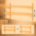 Thumbnail image #3 for Advance Tabco Special Value Series 2-Tier Adjustable Wall-Mount Wire Shelving Post & Brackets for 14-Inch Deep Shelves