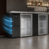 Thumbnail image #3 for Continental Refrigerator BB69NGD 69-Inch 2-Glass Door Refrigerated Back Bar Cooler