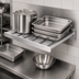 Thumbnail image #3 for New Age H.D. Series Cantilever Aluminum Shelf, 48 in. W x 18 in. D, 900 lb. Capacity