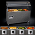 Thumbnail image #3 for Vollrath 2-Series Affordable Portable 4-Well Hot Food Station with Buffet Breath Guard, Lights, and Enclosed Storage Base