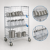 Thumbnail image #3 for Metro Super Erecta Standard-Duty Slanted Shelf Cart & Truck, 60 x 24 x 59 Inches, 3 Shelves